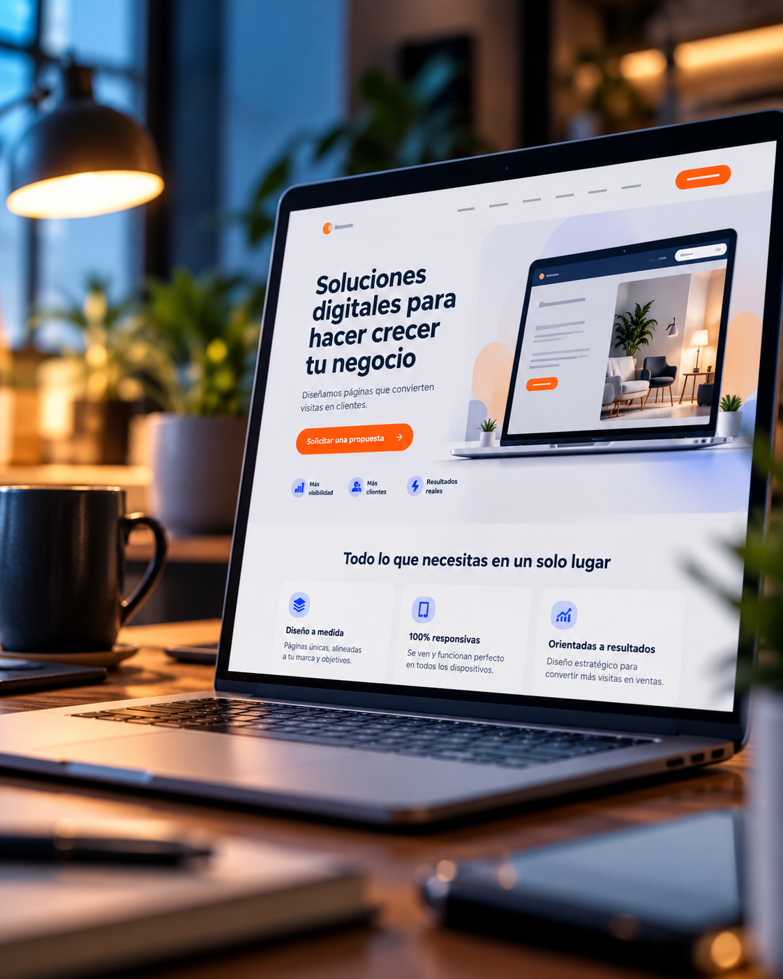 Landing page para campañas