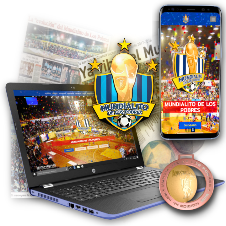 Aplicación y sitio para evento deportivo